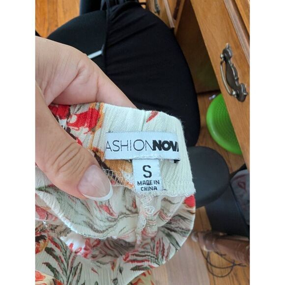 Fashion Nova Island Girl Pants Kauai Natural - Picture 7 of 7